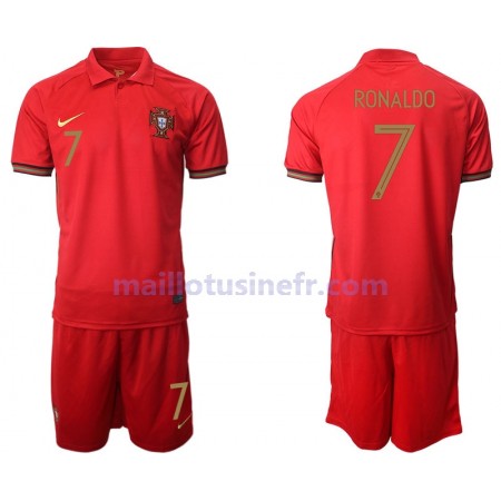 Maillot de Foot Portugal Cristiano Ronaldo 7 Domicile UEFA EURO 2020 - Enfant